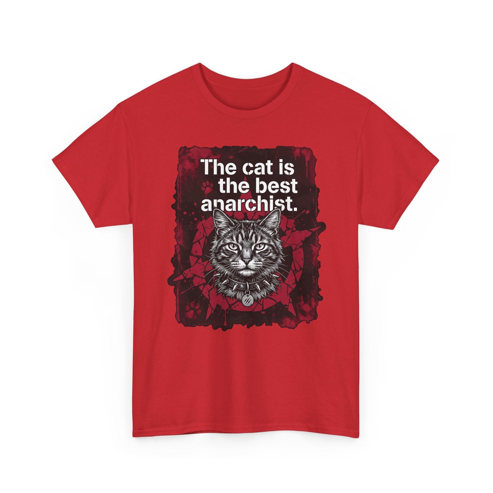 Anarchist Cat T-Shirt "The Cat Is the Best Anarchist"