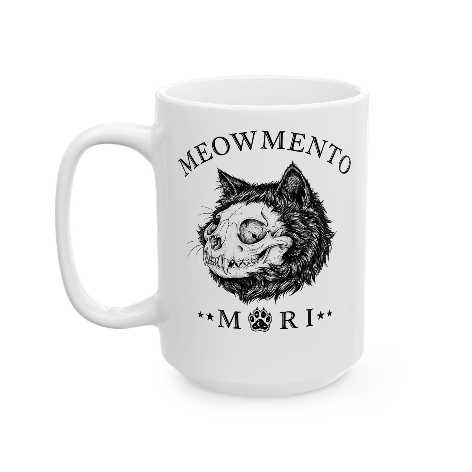 Meowmento Cat Ceramic Mug — Humorous Cat Memorial Mug