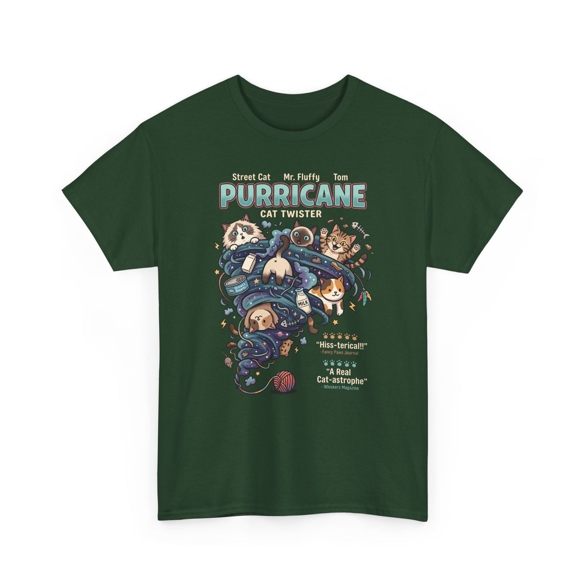 Purricane Funny Cat T-Shirt