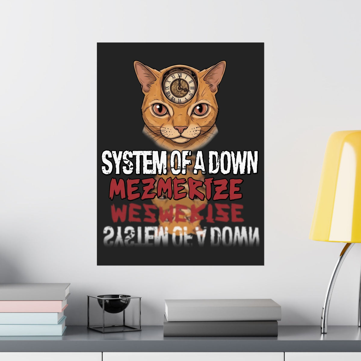 System Of A Down "Mezmerize" Cat Poster