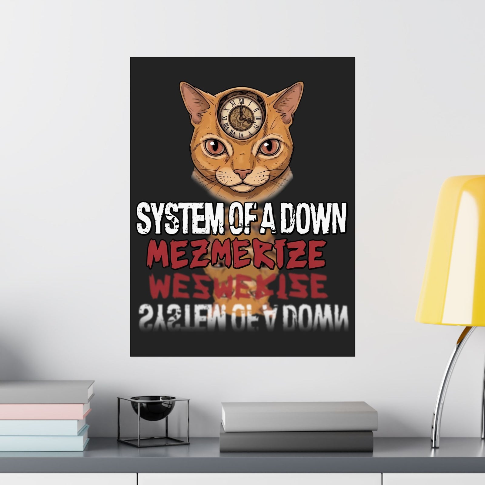 System Of A Down "Mezmerize" Cat Poster