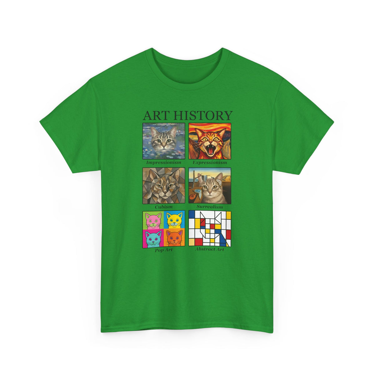 Cats in Masterpieces T-Shirt — Artistic Cat Painting Tee