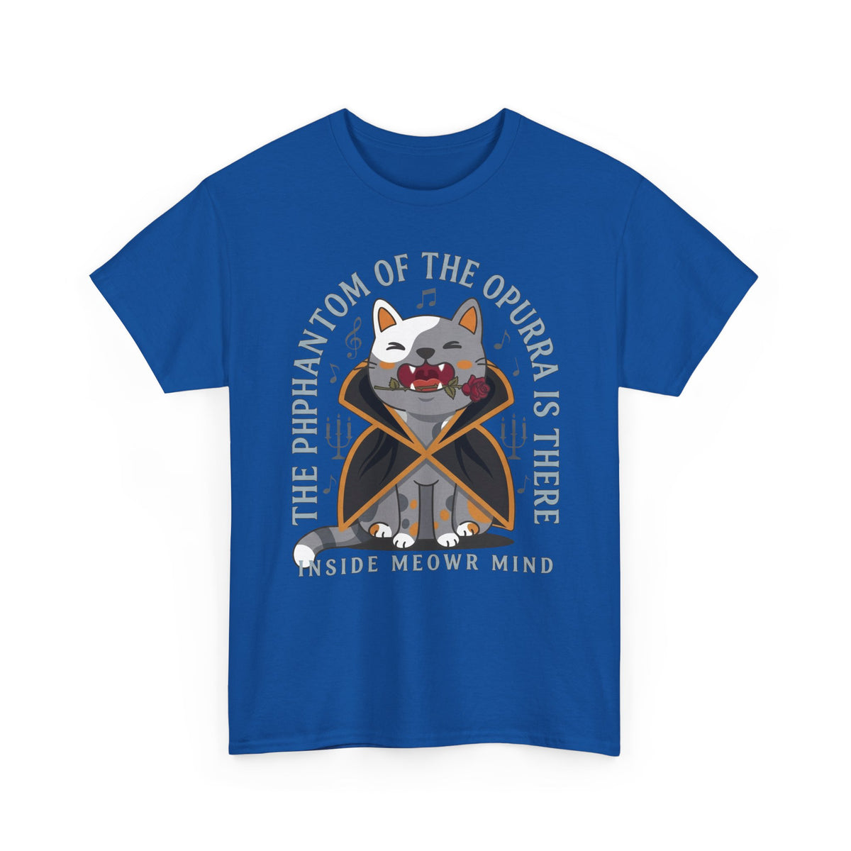 Phantom of the Opurra T-Shirt — Cat Musical Parody Tee