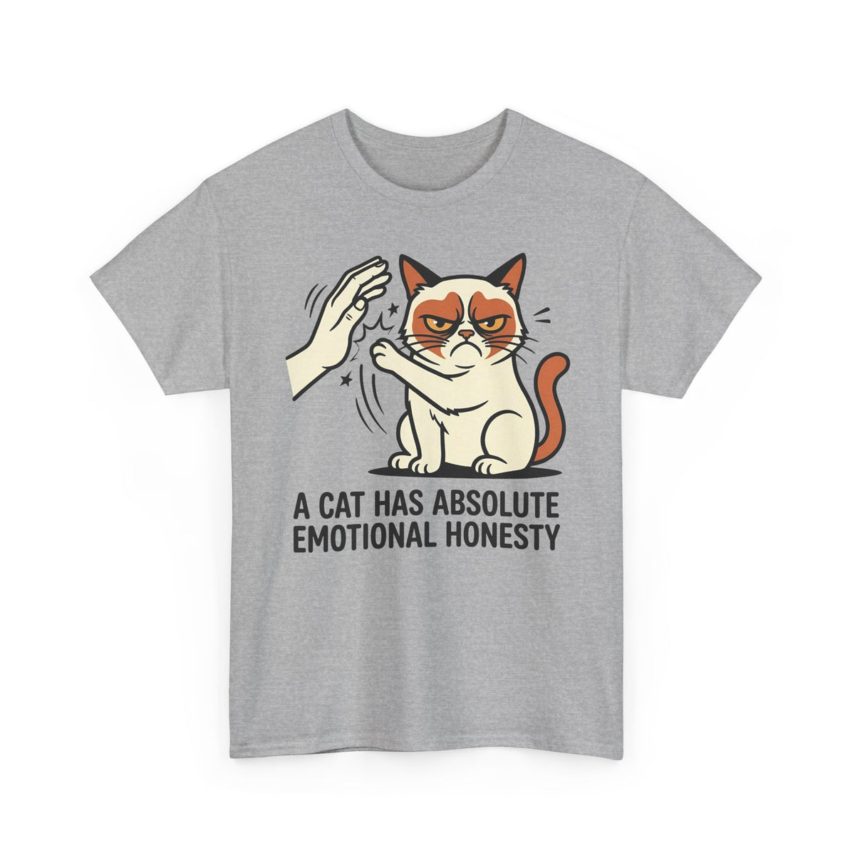 Funny Angry Cat Slap T-Shirt