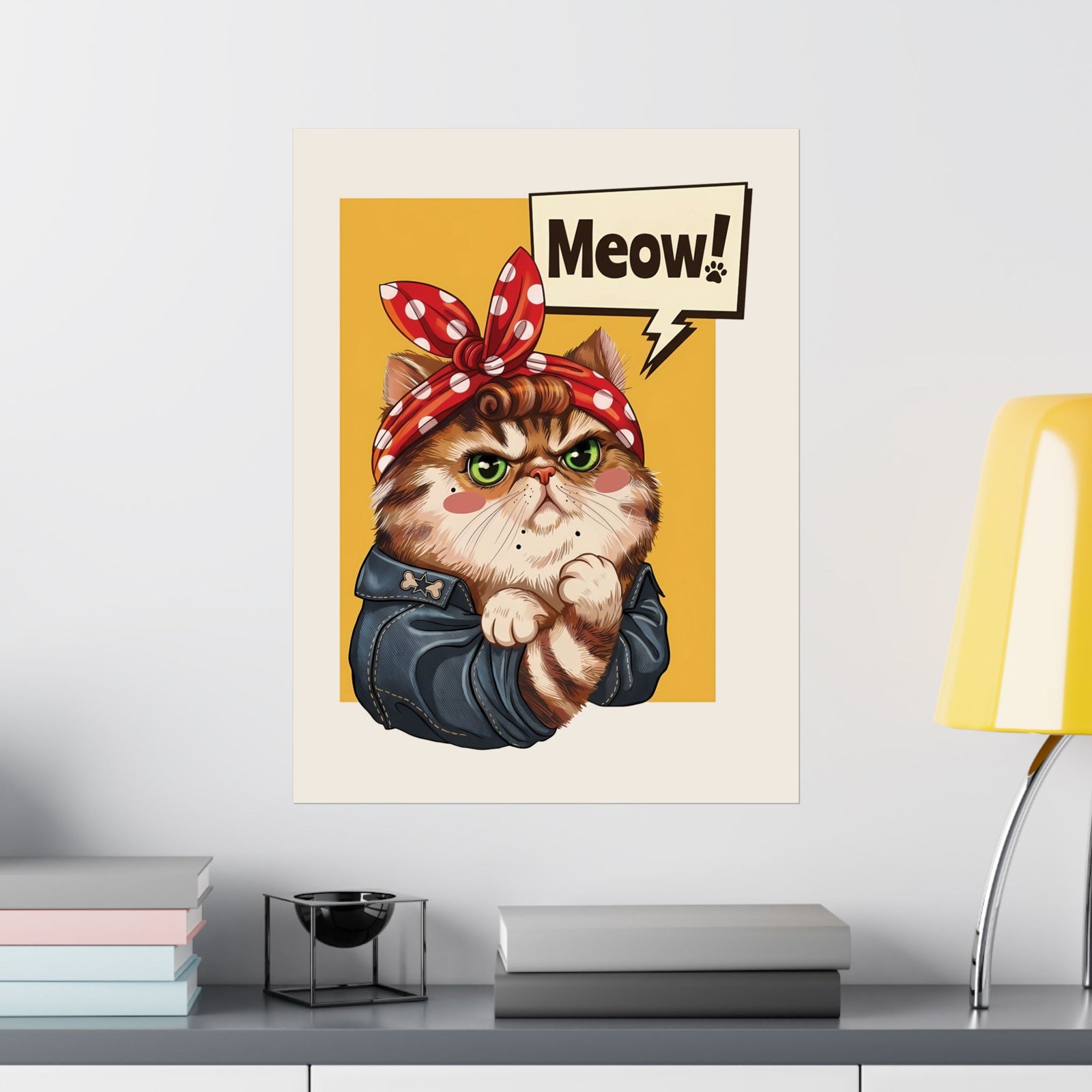 The Feminist Cat Poster