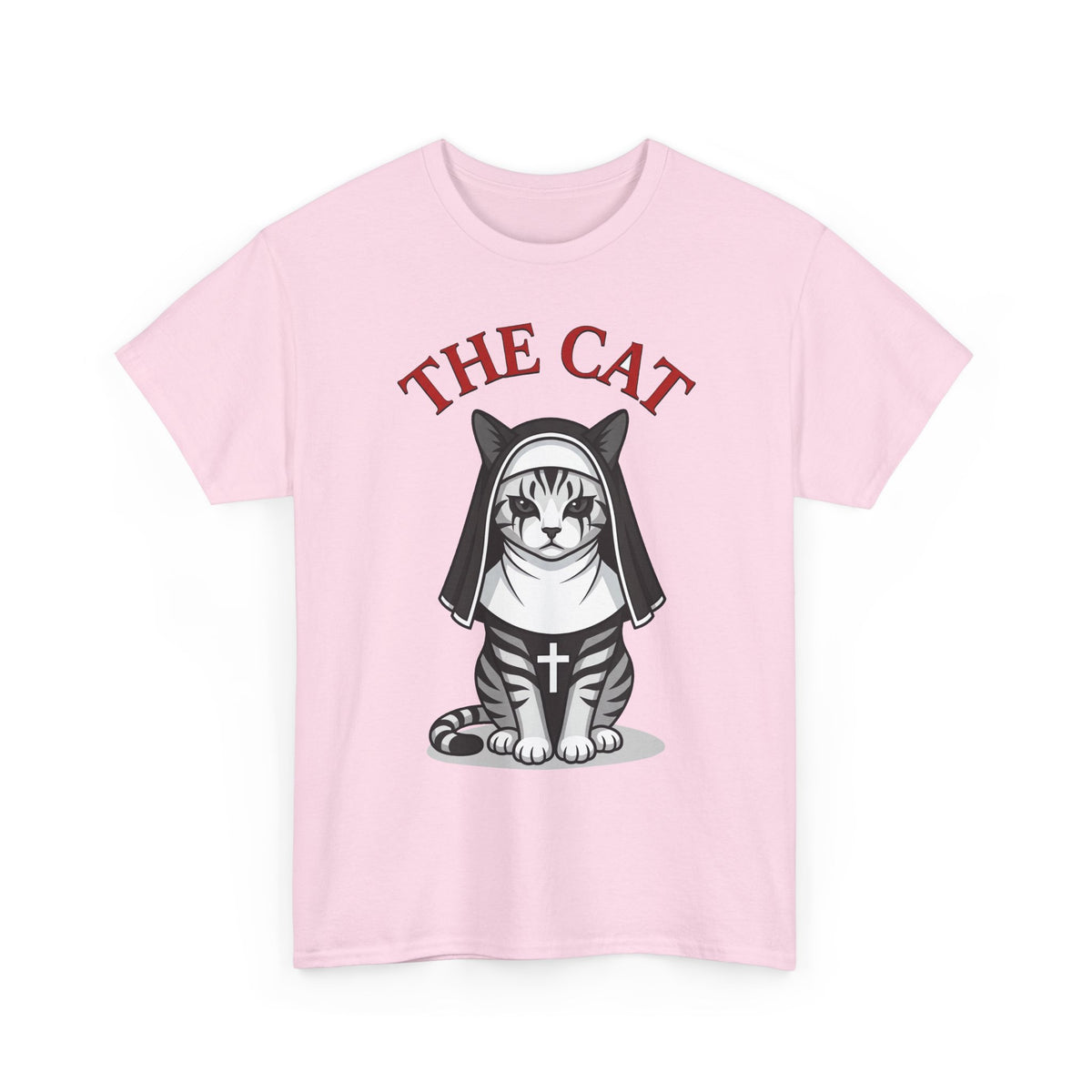 Nun Cat T-Shirt "The Cat" Gothic Kitty Tee