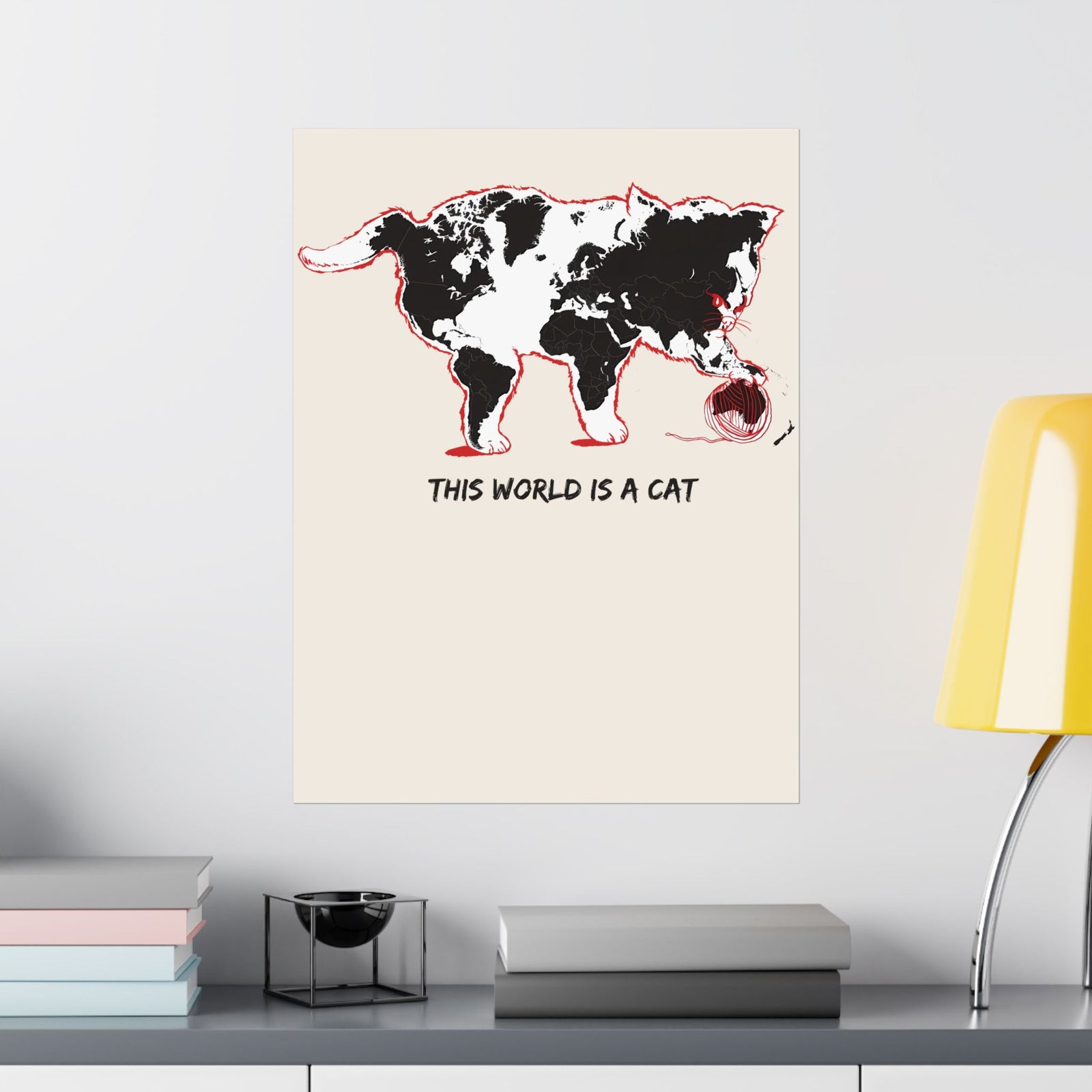 This World Is A Cat Poster