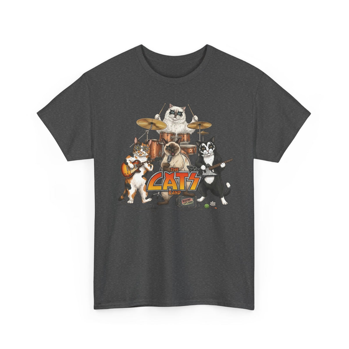 The Cats Band T-Shirt — Retro Cat Band Graphic Tee
