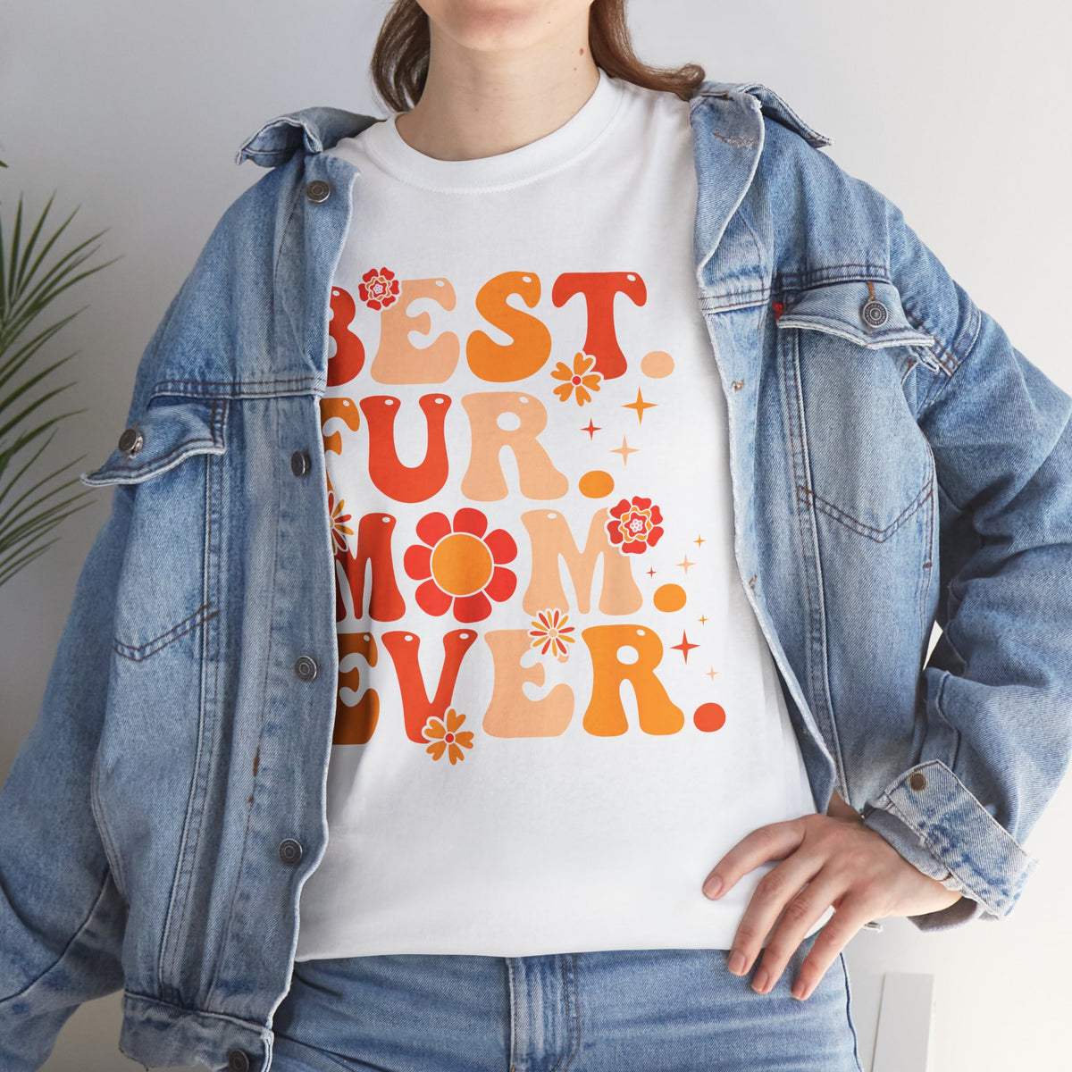 Best Fur Mom Ever T-Shirt — Pet Mom Tee for Dog & Cat Lovers
