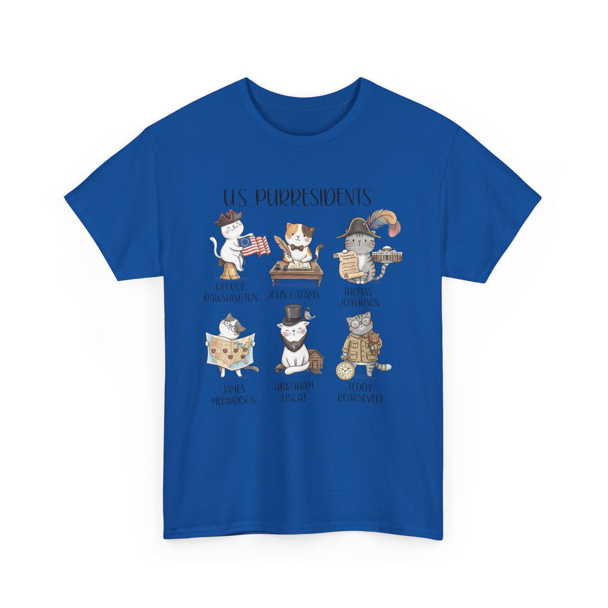 US Purresidents Funny Cat T-Shirt