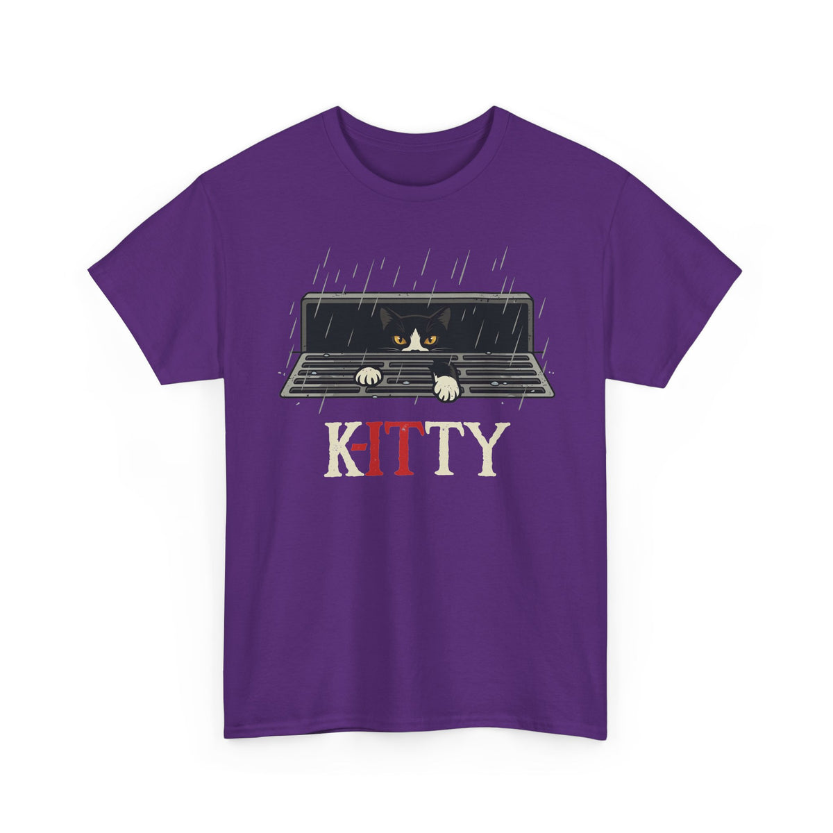Kitty Window Tee — Cute Rainy Cat Graphic T-Shirt