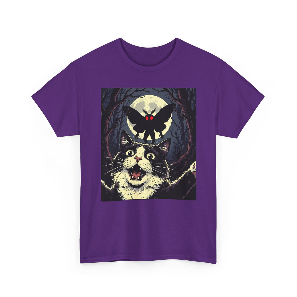 Cat Selfie with Mothman T-Shirt