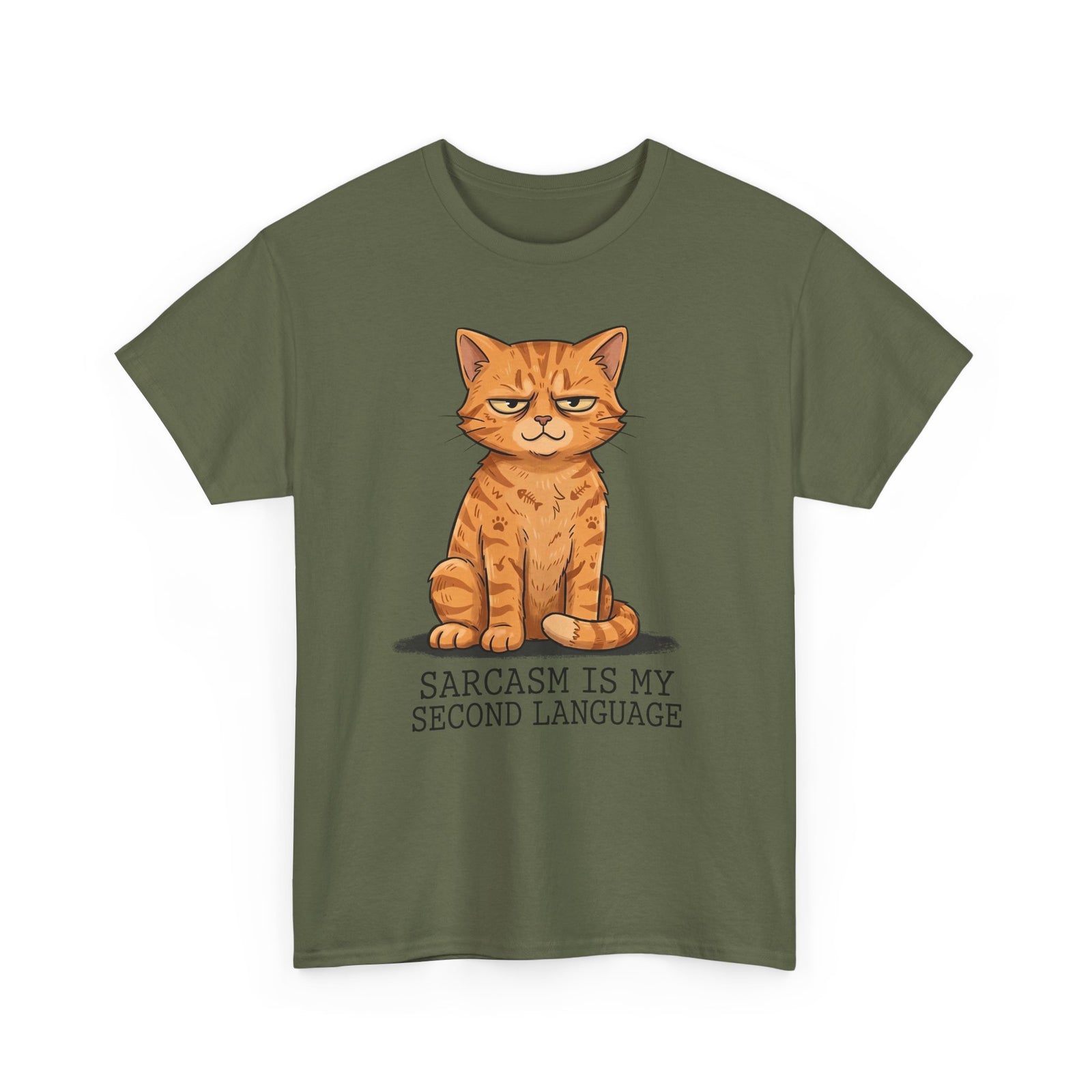Sarcasm Is My 2nd Language Catitude T-Shirt