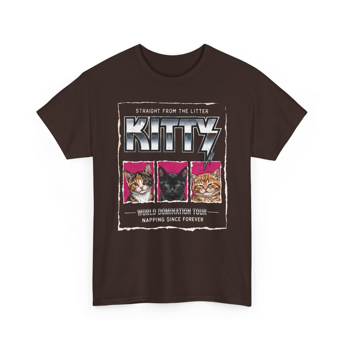 Straight From the Litter Kitty T-Shirt Funny Cat Lover Tee