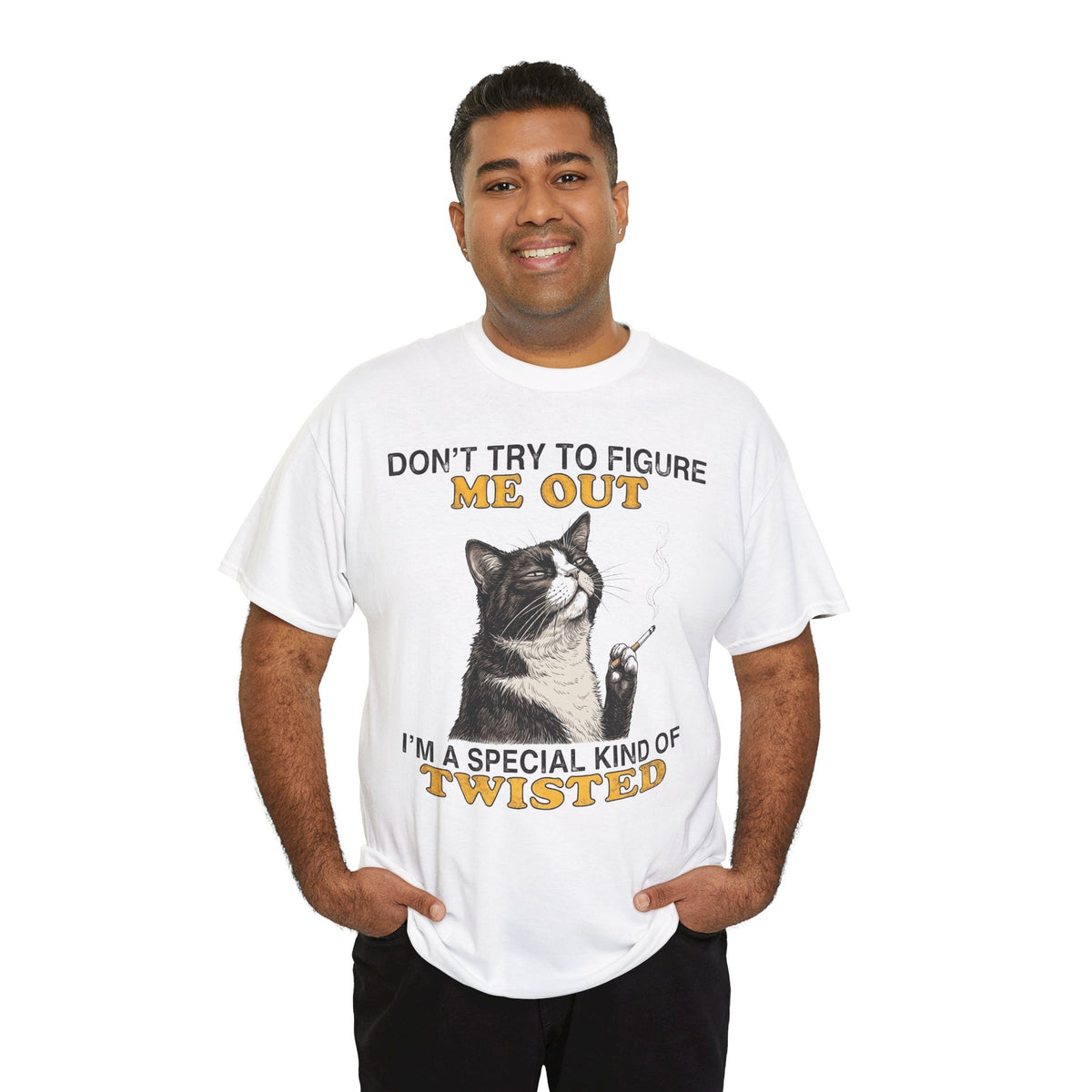 Grumpy Cat Tee "I’m a Special Kind of Twisted" Funny Sarcastic Cat Shirt for Cat Lovers