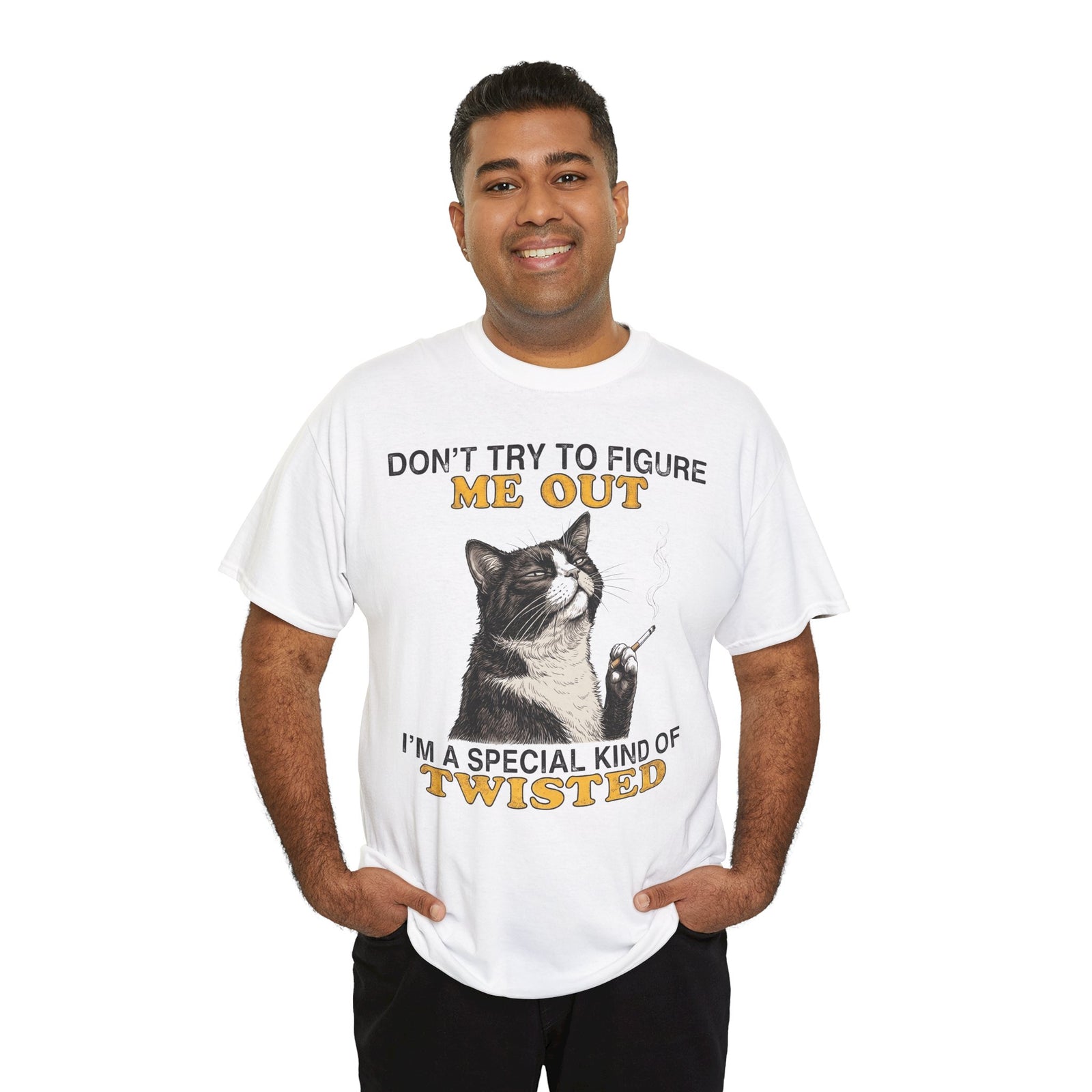 Grumpy Cat Tee "I’m a Special Kind of Twisted" Funny Sarcastic Cat Shirt for Cat Lovers