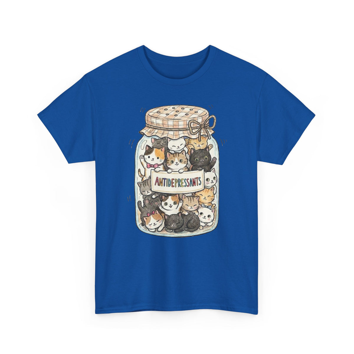 Cats Are My Antidepressants Tee — Funny Cat Lover Shirt