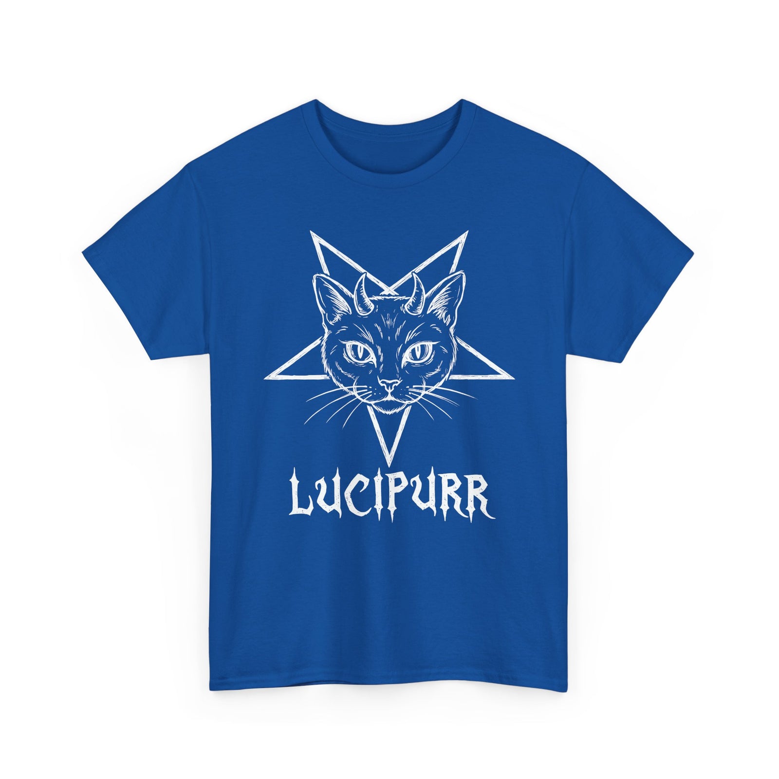 Lucipurr Lucifer Cat T-Shirt — Gothic Cat Tee