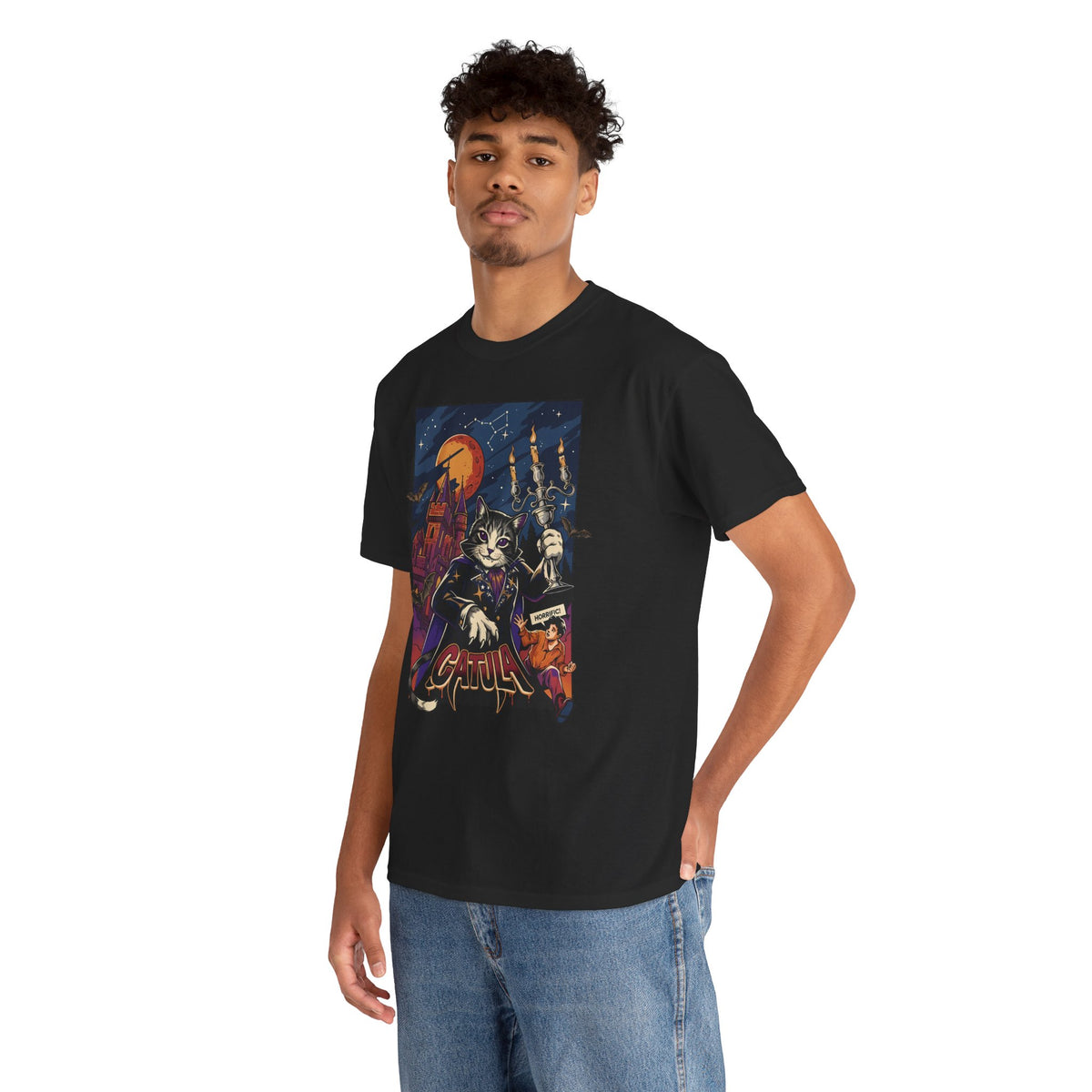 Catula Cat Dracula T-Shirt