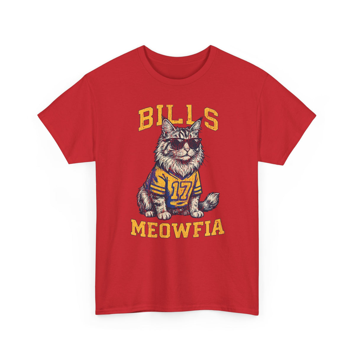 Bills Meowfia T-Shirt — Funny Cat Mafia Graphic Tee
