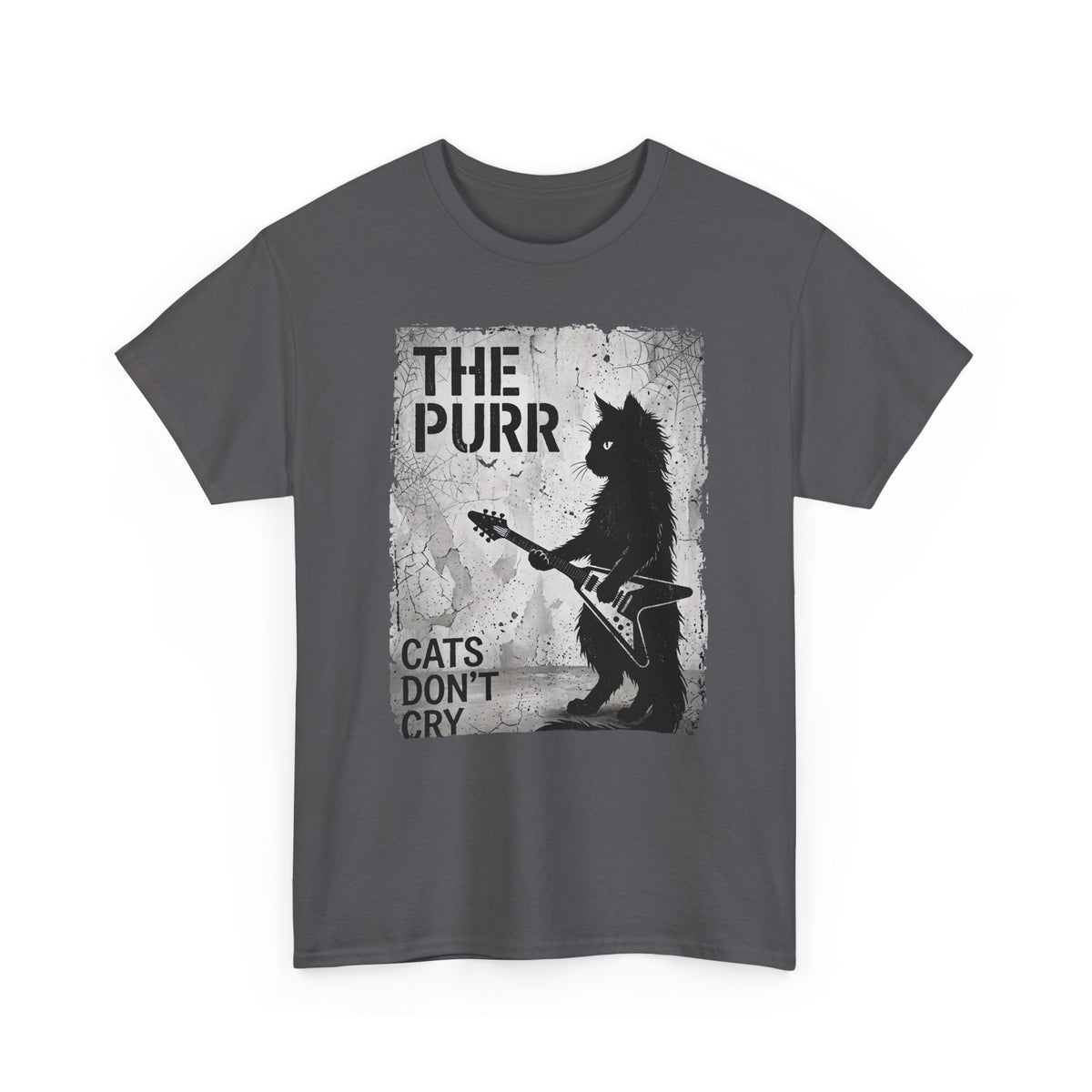 Purr Cats Don't Cry T-Shirt — Cute Cat Graphic Tee