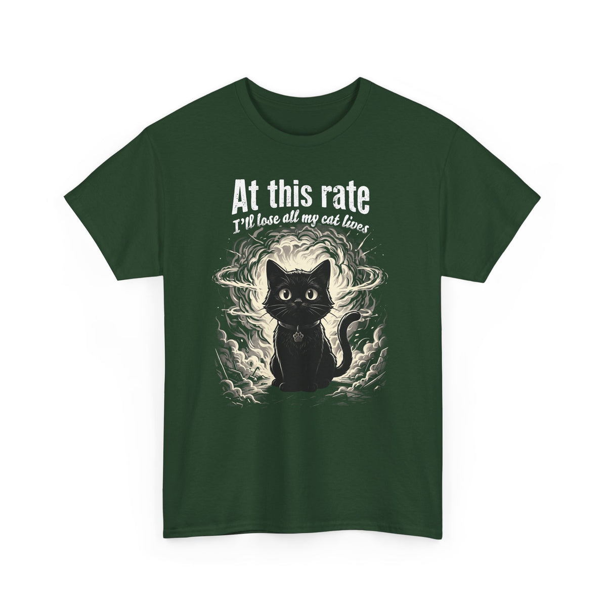 Apocalypse Cat T-Shirt Post-Apocalyptic Cat Graphic Tee