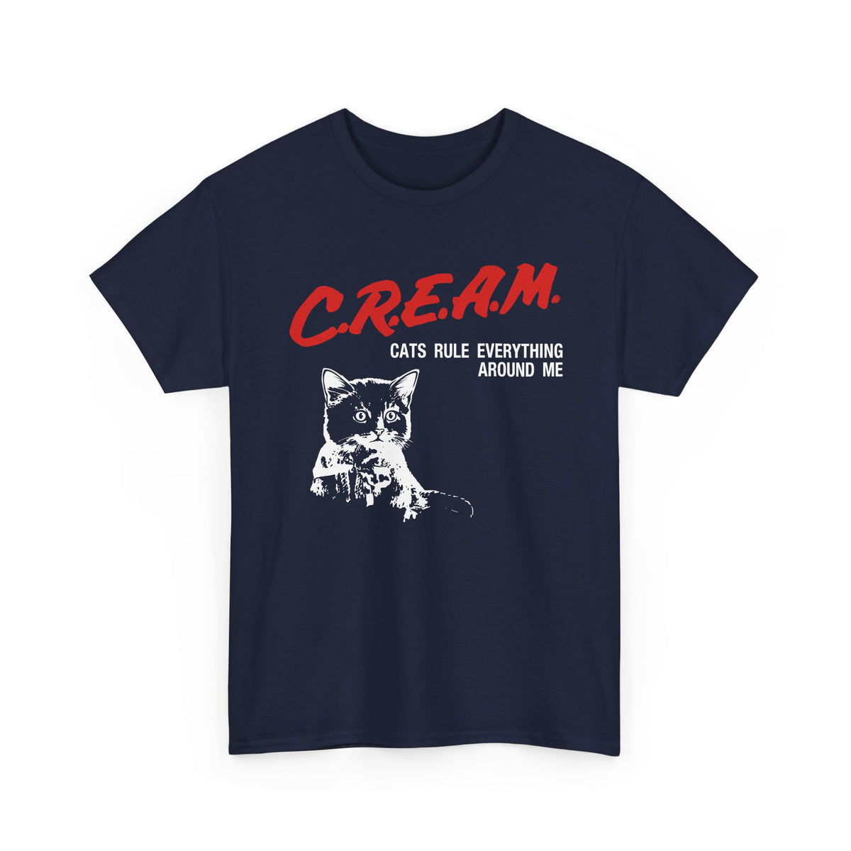 Cats Rule Everything Around Me T-Shirt — Funny Cat Lover Tee