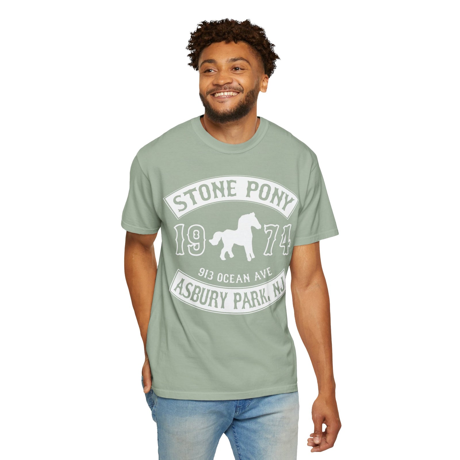 Classic White Garment-Dyed T-Shirt