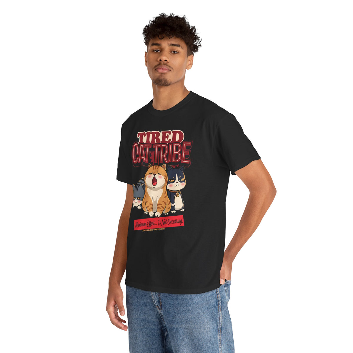Tired Cat Tribe T-Shirt