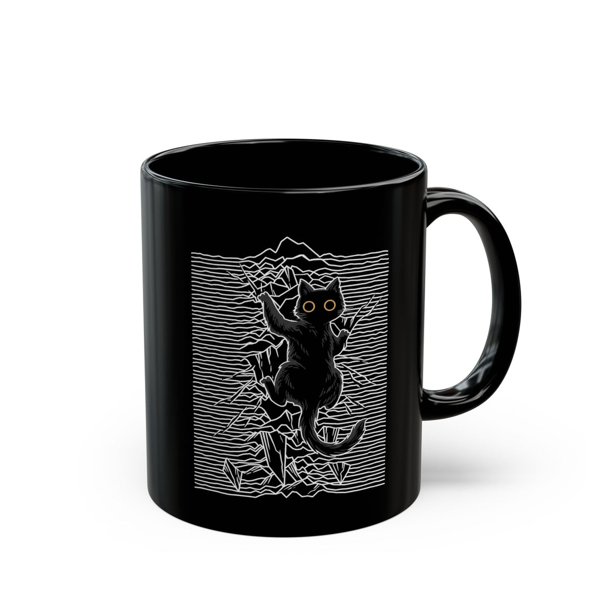 Cat Division Black Mug — Funny Cat Squad Mug