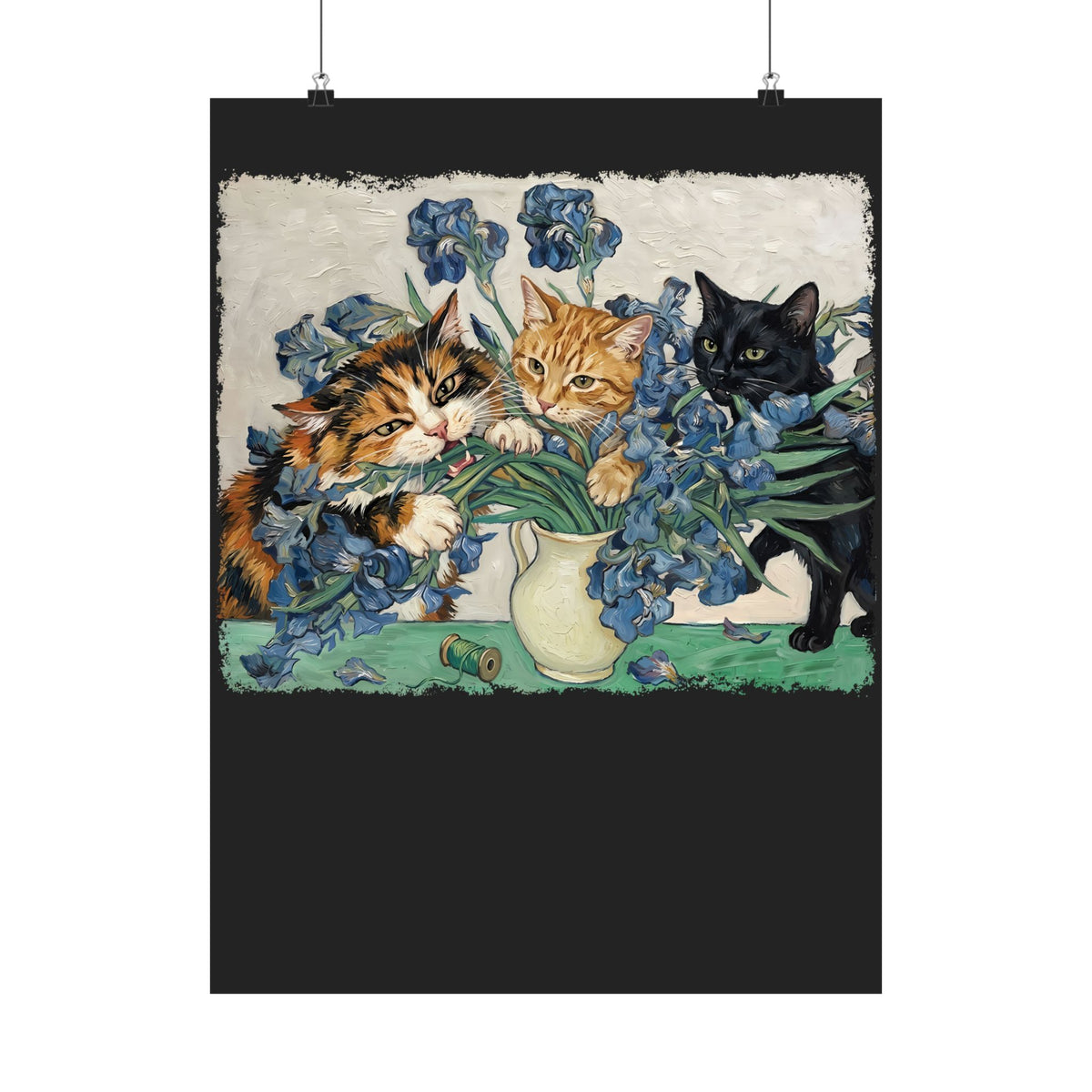 Cats and Masterpiece Poster