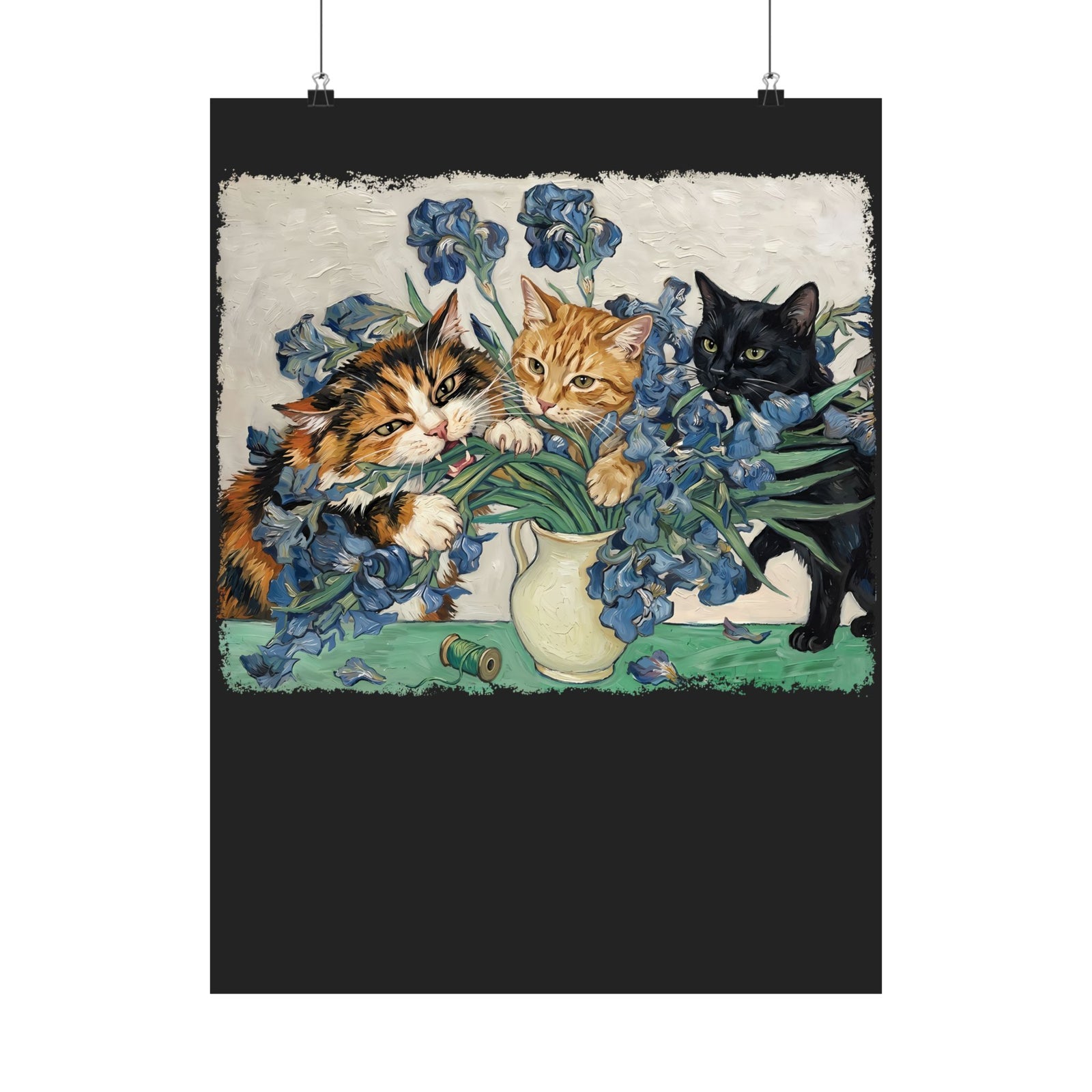 Cats and Masterpiece Poster