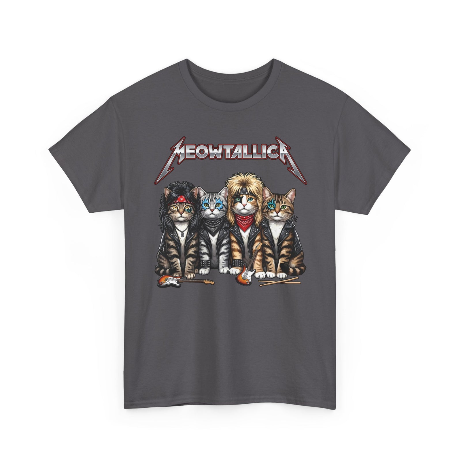 Meowtallica Heavy Metal Cat T-Shirt