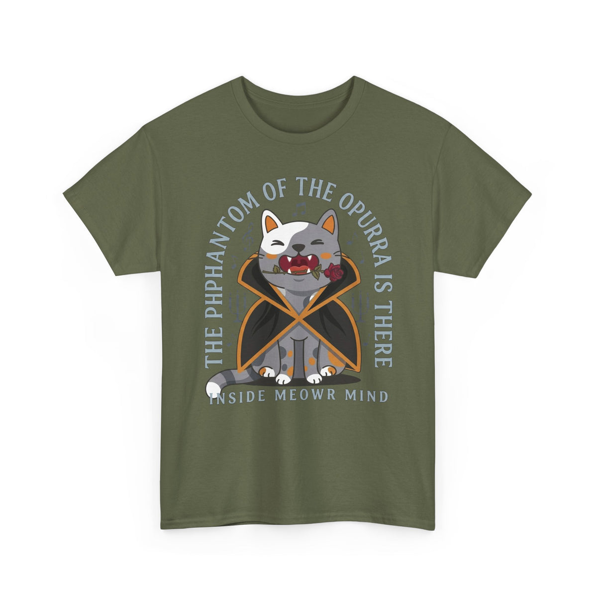 Phantom of the Opurra T-Shirt — Cat Musical Parody Tee
