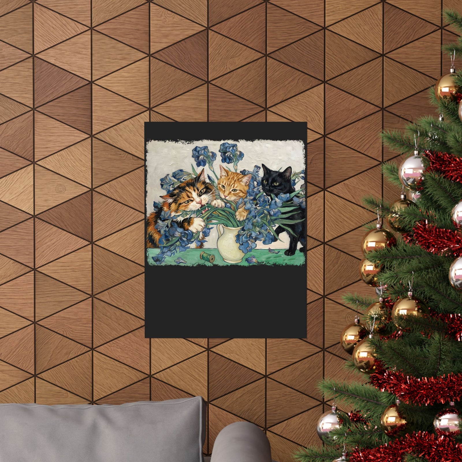 Cats and Masterpiece Poster