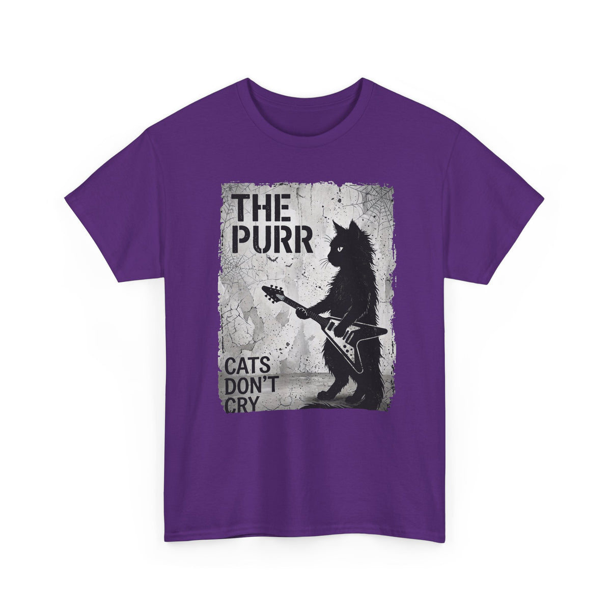 Purr Cats Don't Cry T-Shirt — Cute Cat Graphic Tee