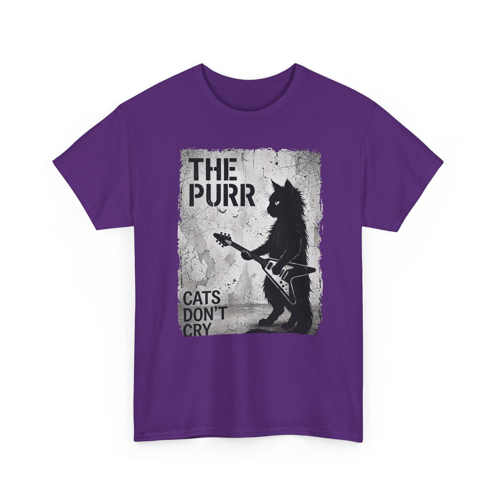 Purr Cats Don't Cry T-Shirt — Cute Cat Graphic Tee