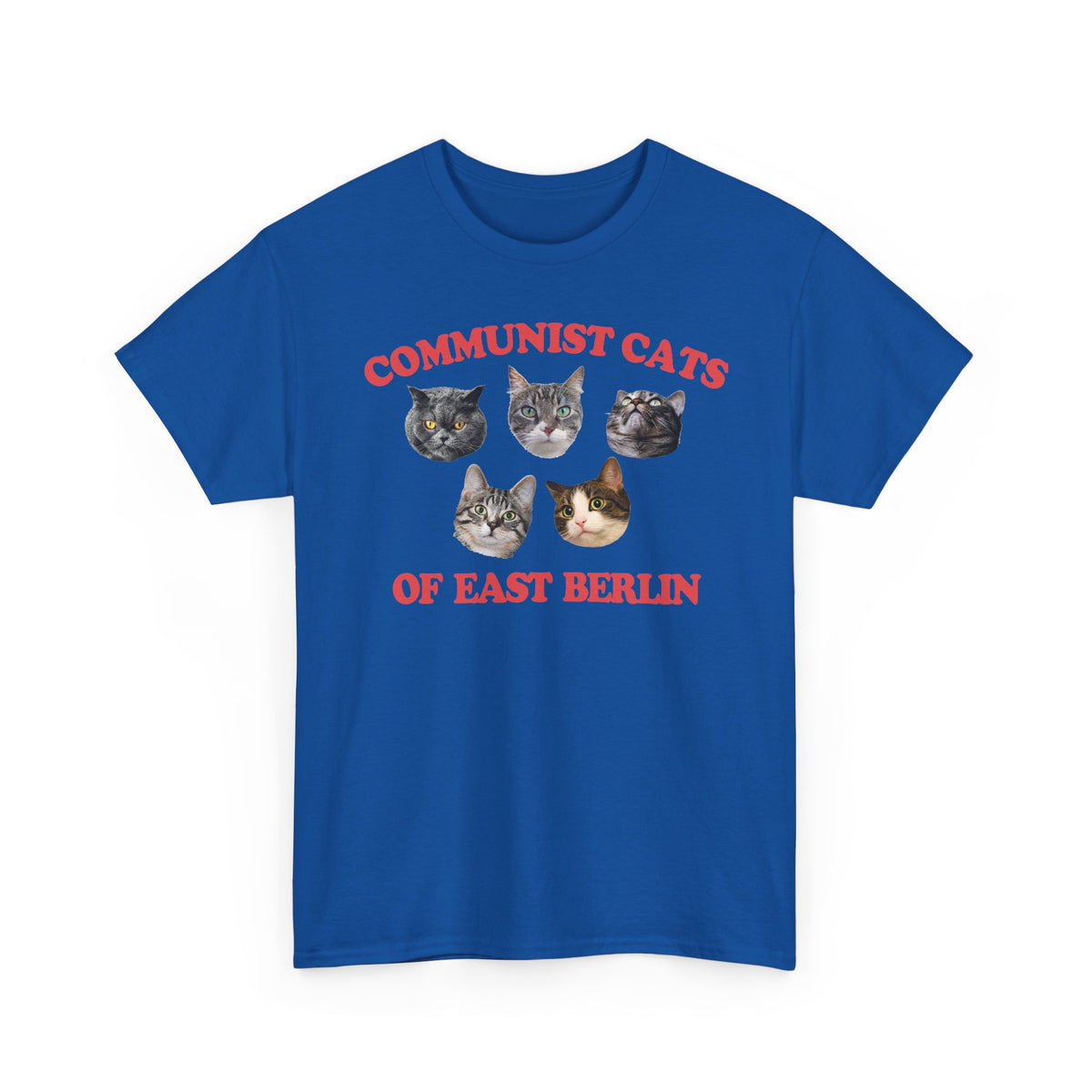Communist Cats of East Berlin T-Shirt — Retro Socialist Cat Tee