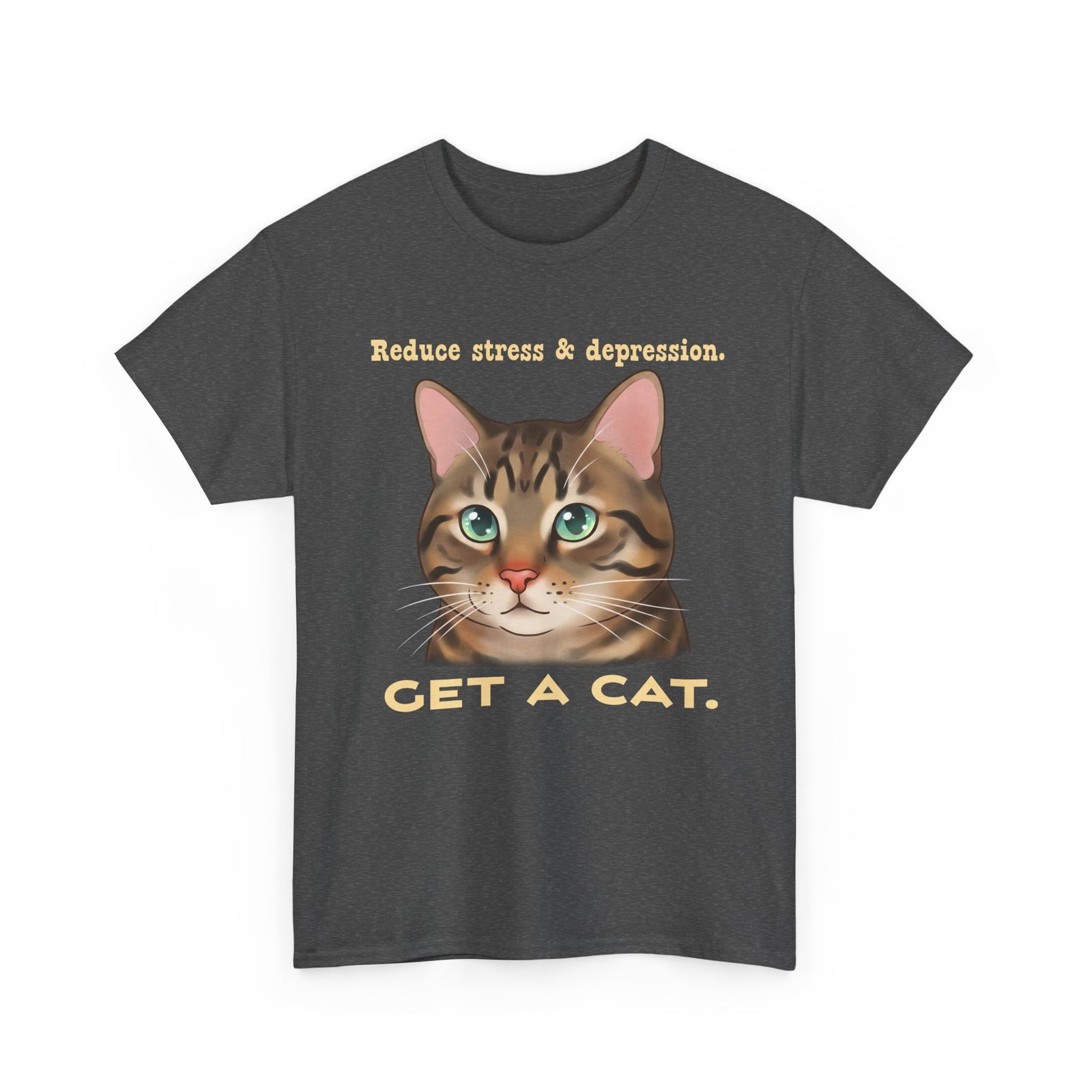 Get a Cat T-Shirt — Cute Cat Lover Tee