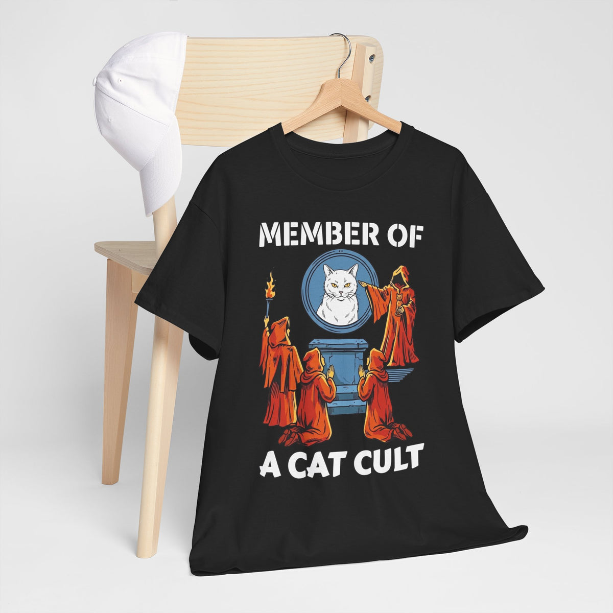 Member of a Cat Cult T-Shirt — Funny Cat Lover Tee