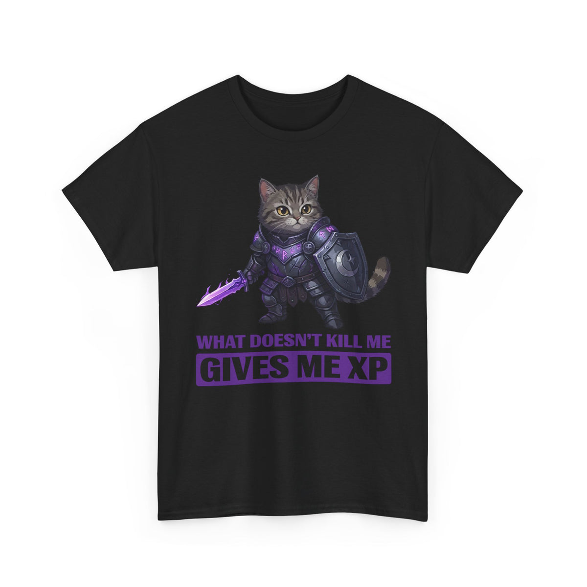 What Doesn't Kill Me Gives Me XP Cat T-Shirt