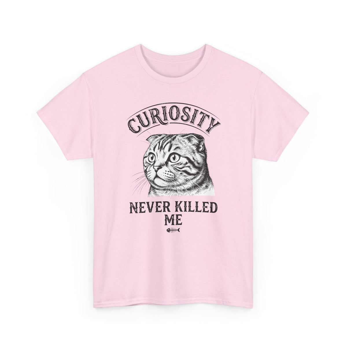 Curiosity Never Killed The Cat T-Shirt — Funny Cat Lover Tee