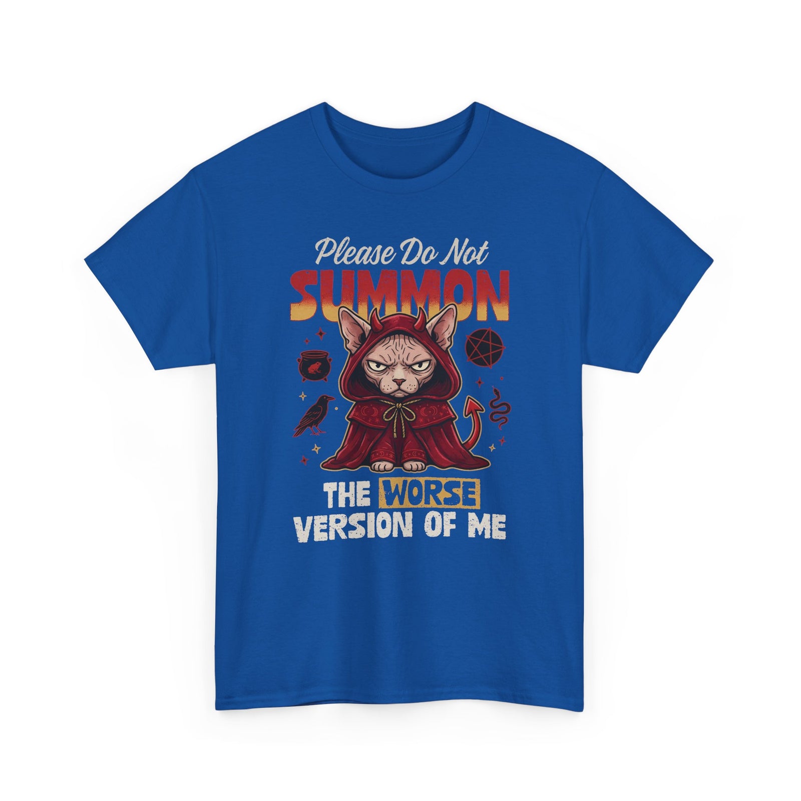 Gothic Witchy Cat T-Shirt — Witch Cat Graphic Tee