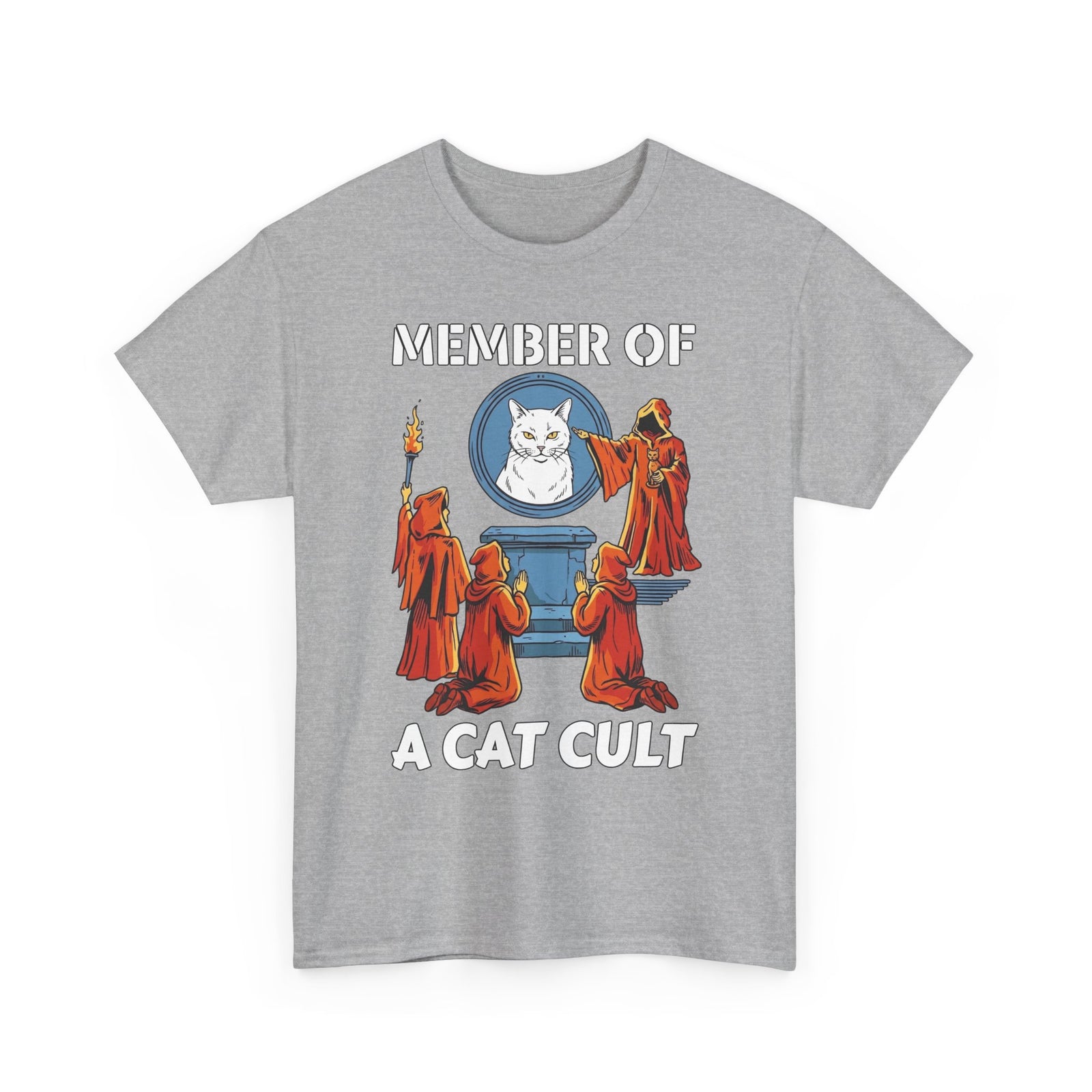 Member of a Cat Cult T-Shirt — Funny Cat Lover Tee