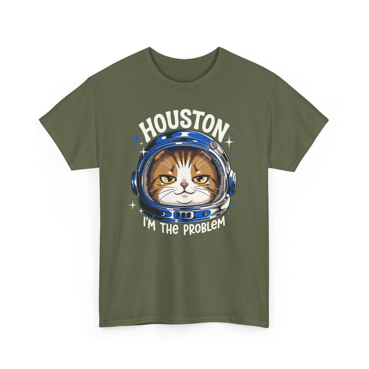 Houston I'm the Problem Space Cat T-Shirt