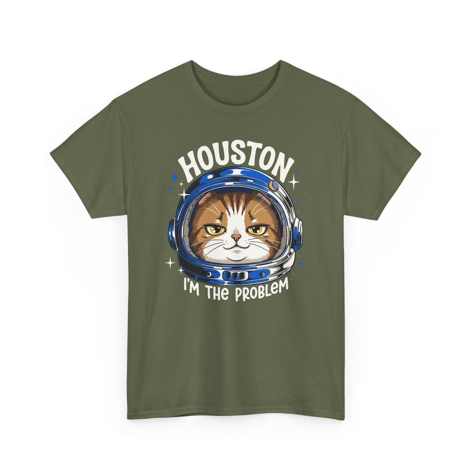 Houston I'm the Problem Space Cat T-Shirt