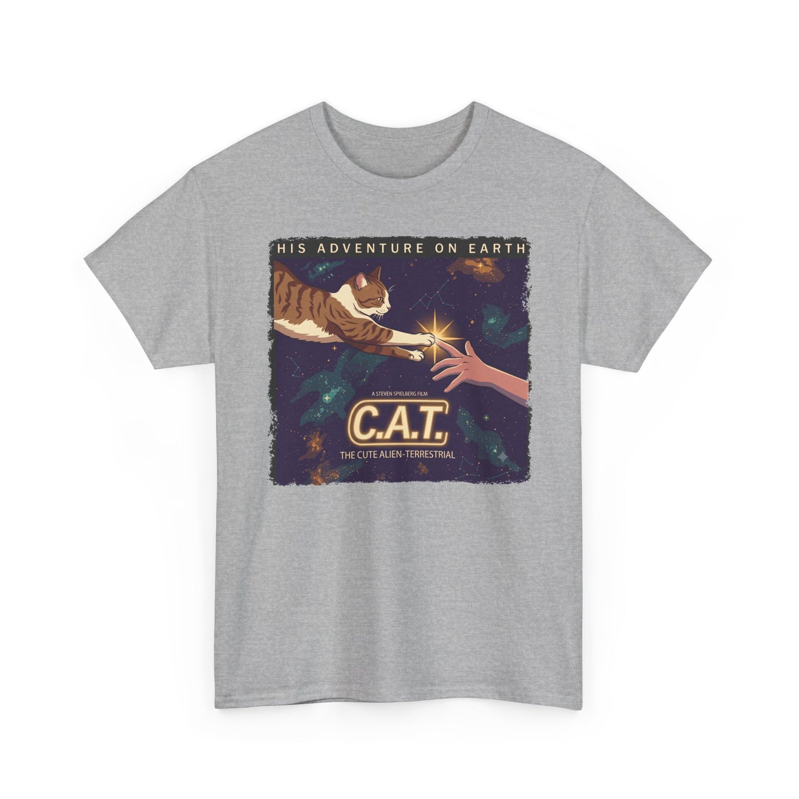 Cat Space Tee — "C.A.T. The Interstellar Traveler" Graphic T-Shirt