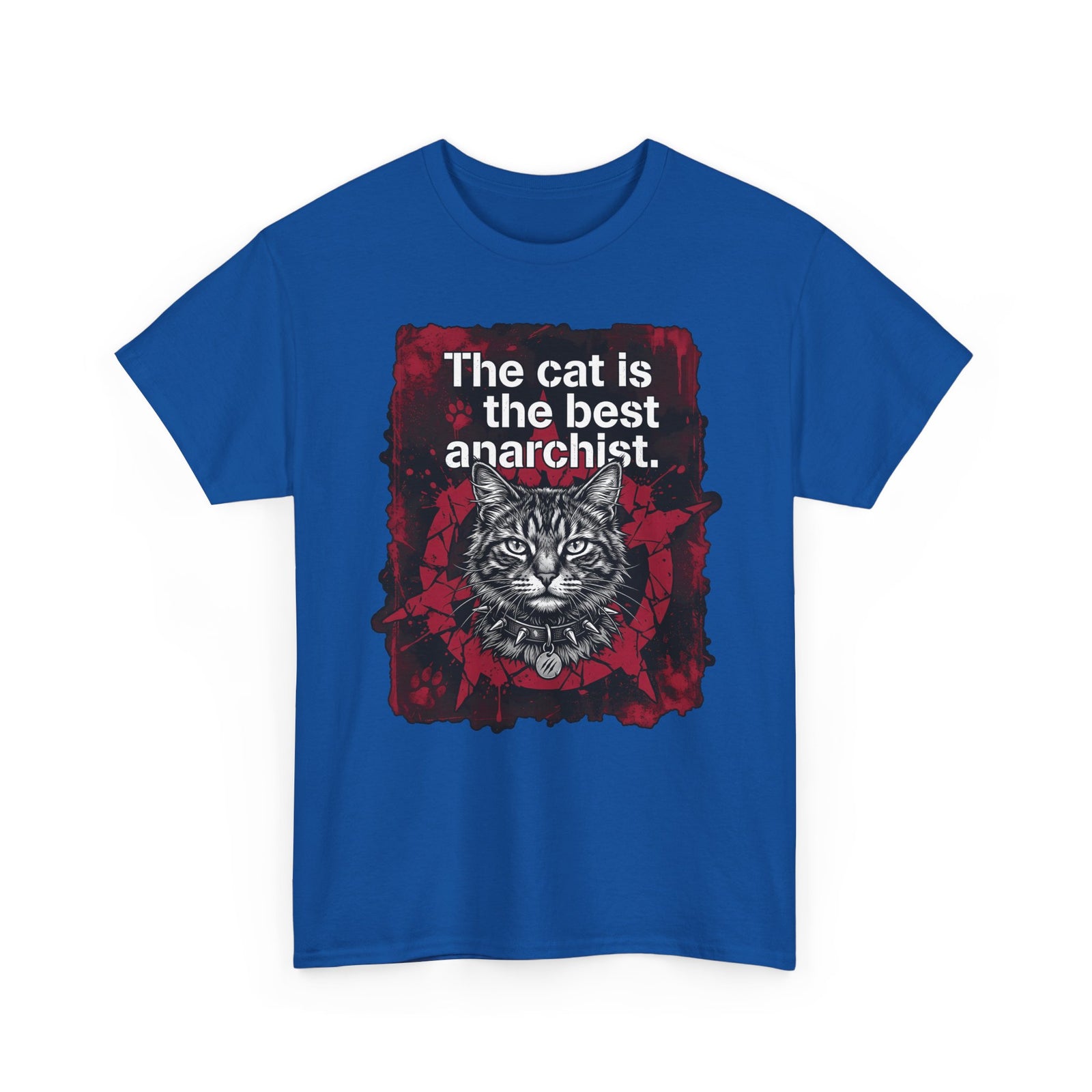Anarchist Cat T-Shirt "The Cat Is the Best Anarchist"