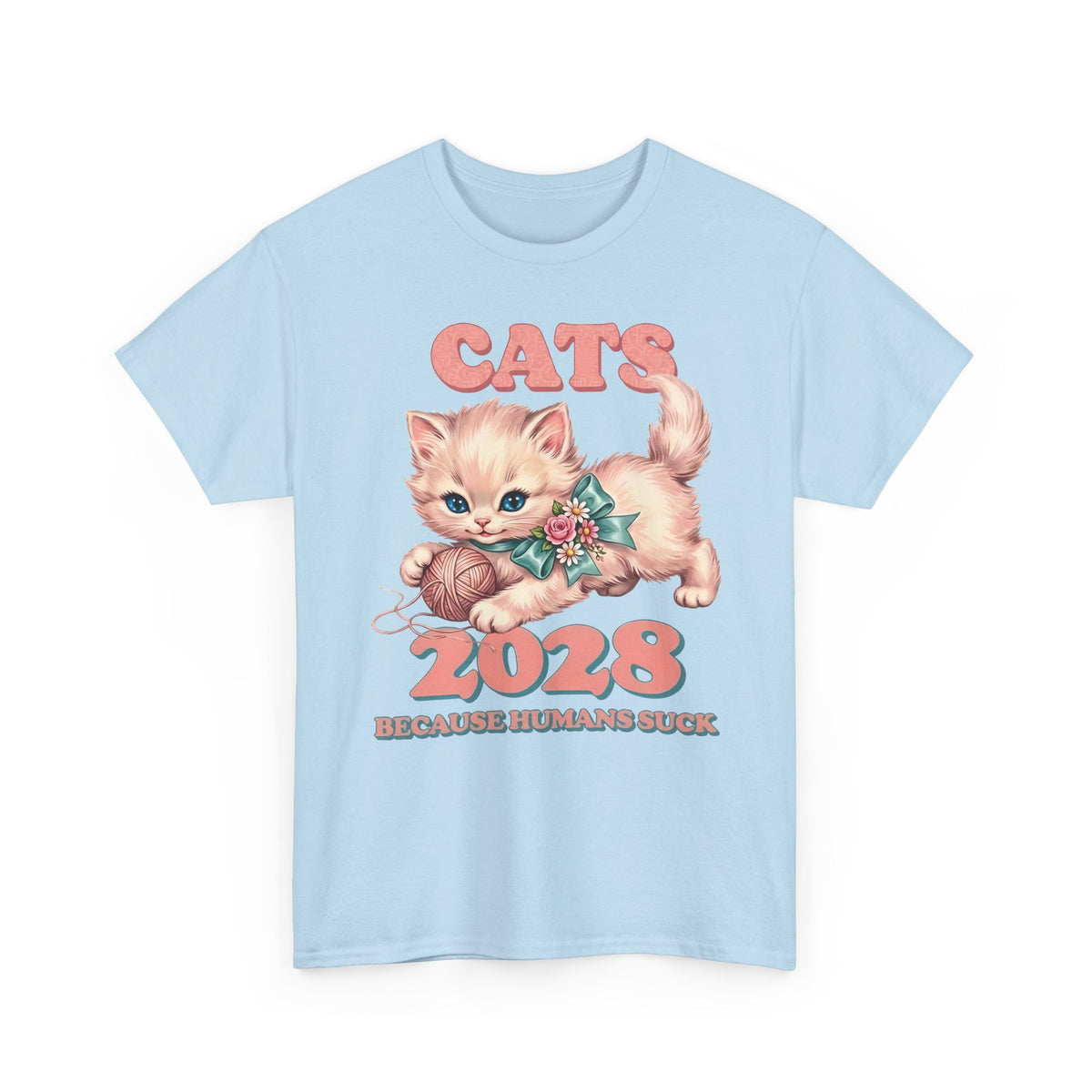 Vote for Cats T-Shirt  Funny Cat Political Tee