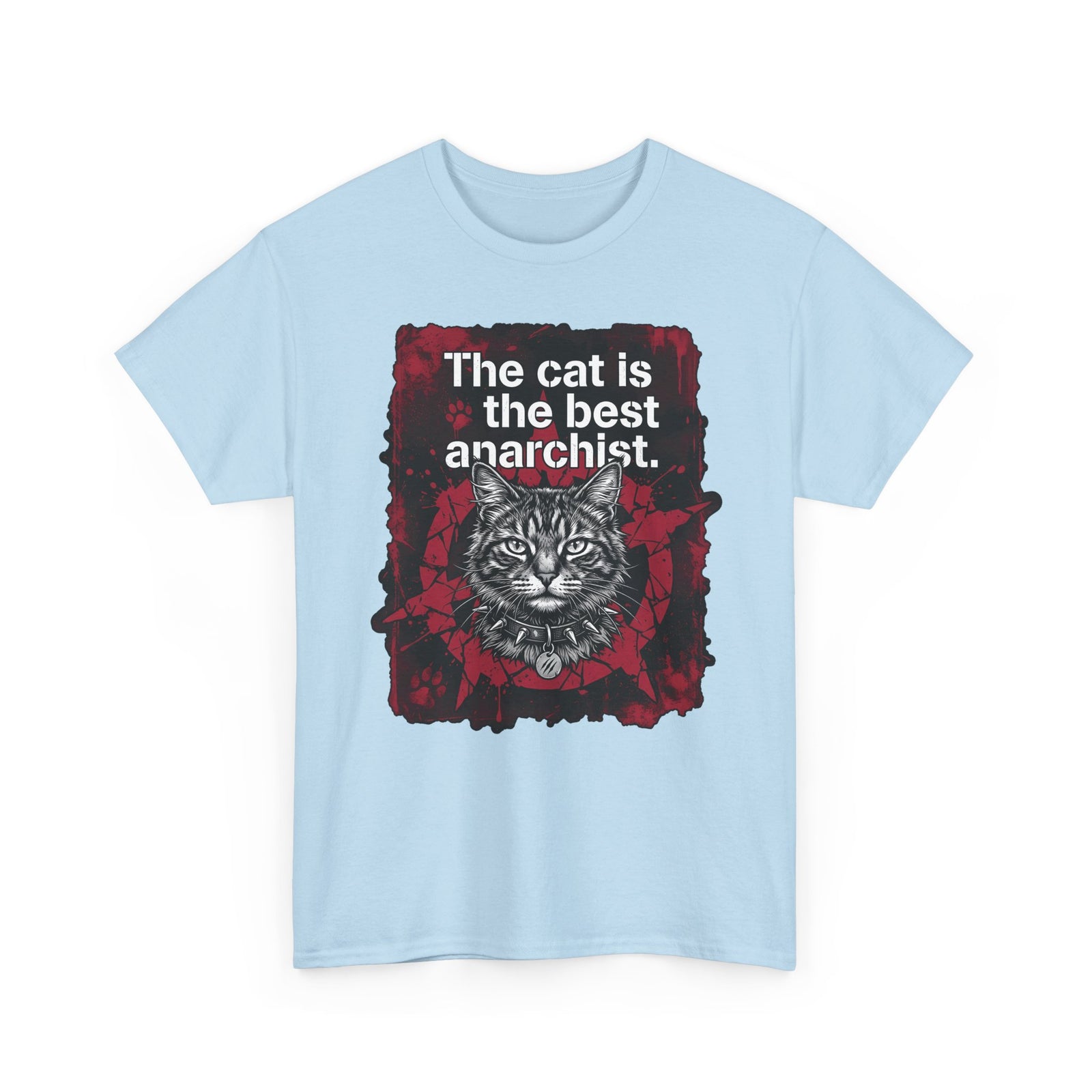 Anarchist Cat T-Shirt "The Cat Is the Best Anarchist"